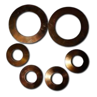 STAR WASHER COPPER SET OF 6